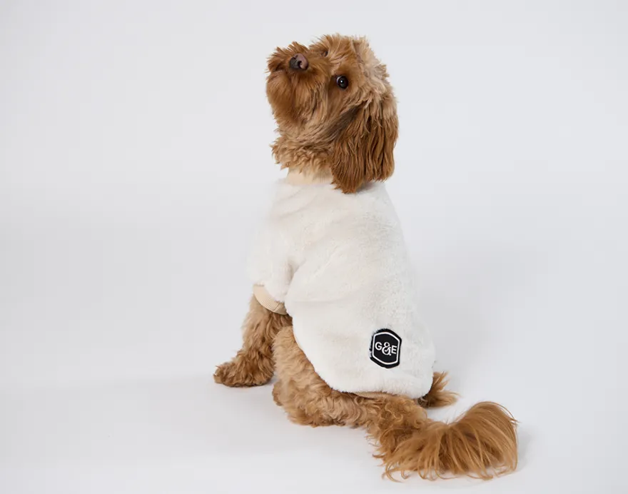 Sherpagenser ComfortCuddle, 20 cm, off-white