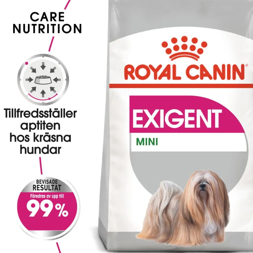 Size Mini Exigent tørrfôr til hund 3 kg