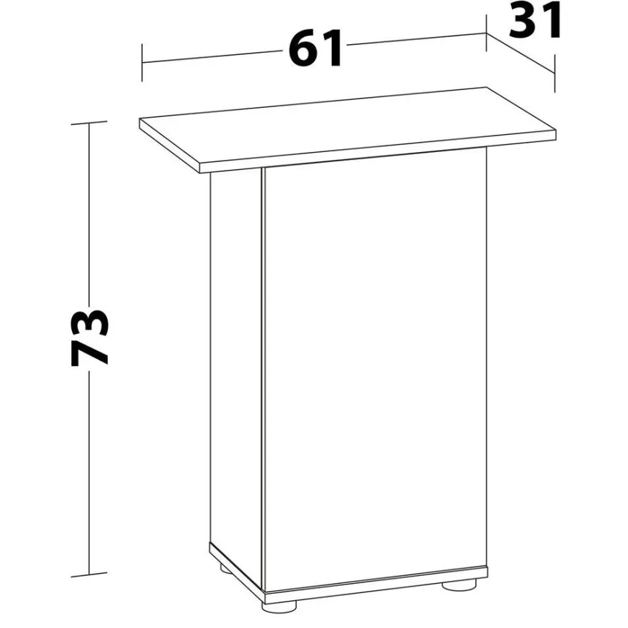Skap SB Rekord 60/70 Hvit 61 x 31 x 73 cm