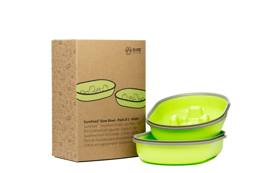 Slow Bowl - Grønn 2-pakning