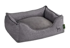 Sofa Boston Microfiber Grey 100x70 cm