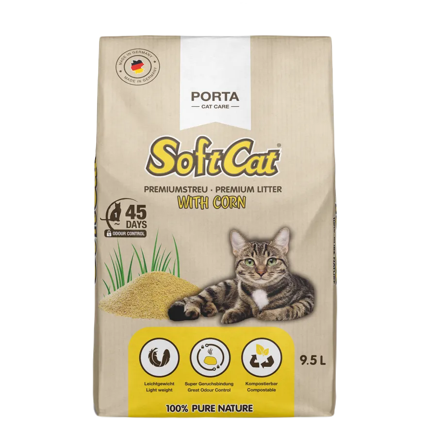 SoftCat Corn Kattesand 9,5 L