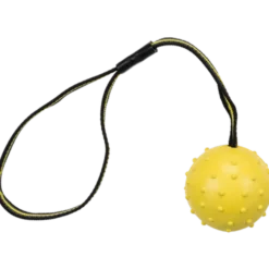 Sportsball med stropp i naturgummi 6 cm/35 cm