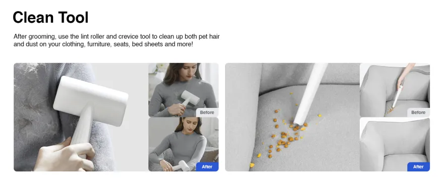 S1 Pro Pelspleiesett for kjæledyr
