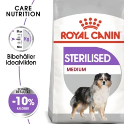Sterilisert Adult Medium tørrfôr for hunder 12 kg