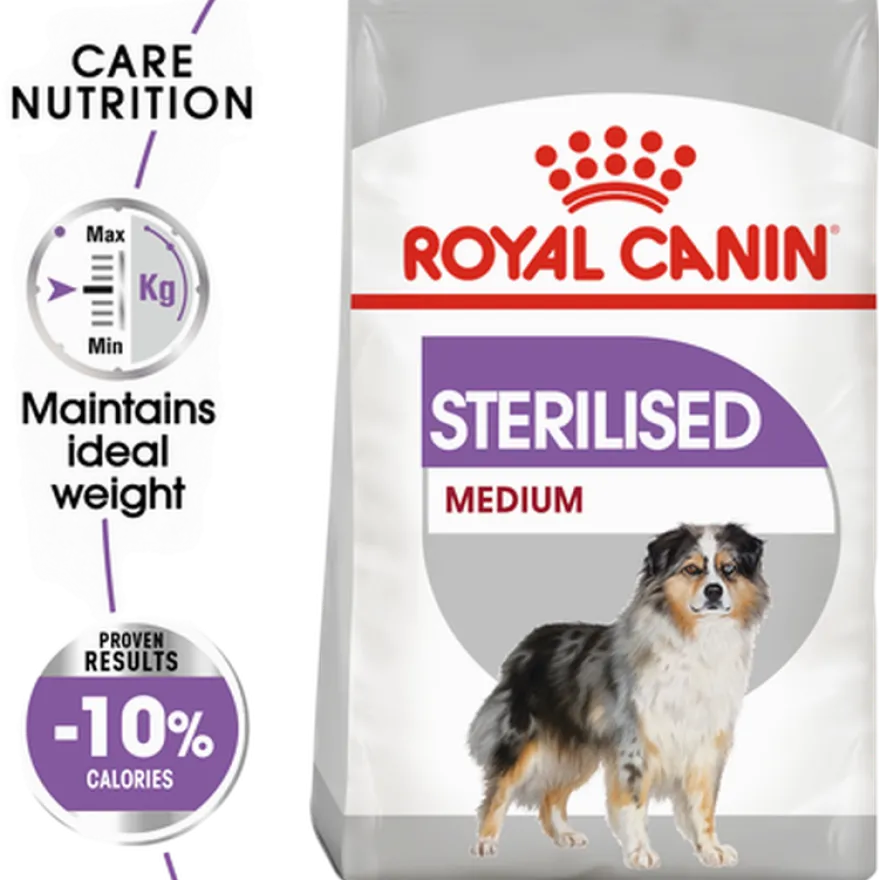 Sterilisert Adult Medium tørrfôr for hunder 12 kg