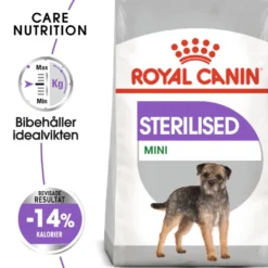 Sterilisert Adult Mini tørrfôr for hunder 8 kg