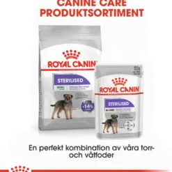 Sterilisert Adult Mini tørrfôr for hunder 3 kg