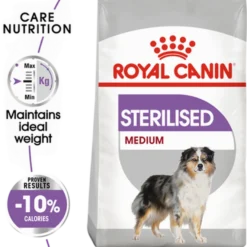 Sterilisert tørrfôr for voksne medium hunder 3 kg