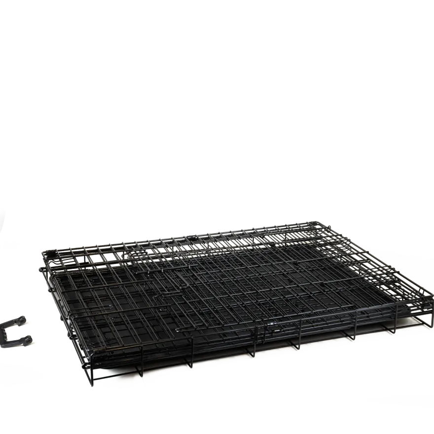 Stålbur Fido, M/L, 87x58x67cm, Svart