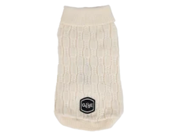 Strikket genser Comfort, 35cm, Beige