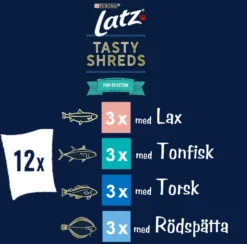 Tasty Shreds Fish Selection 12x80 g