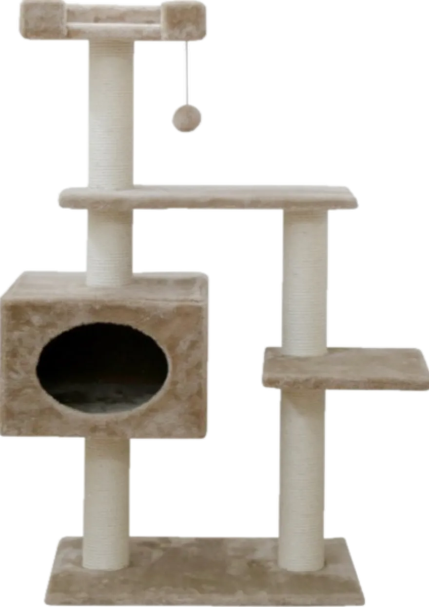 Tømmerhytte Emmy 121cm Beige