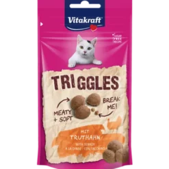 Triggles Turkey Cat Treats - Kattegodbiter med kalkun 9 stk.