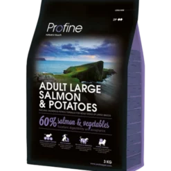 Tørrfôr til hund Adult Large Laks og poteter 3 kg