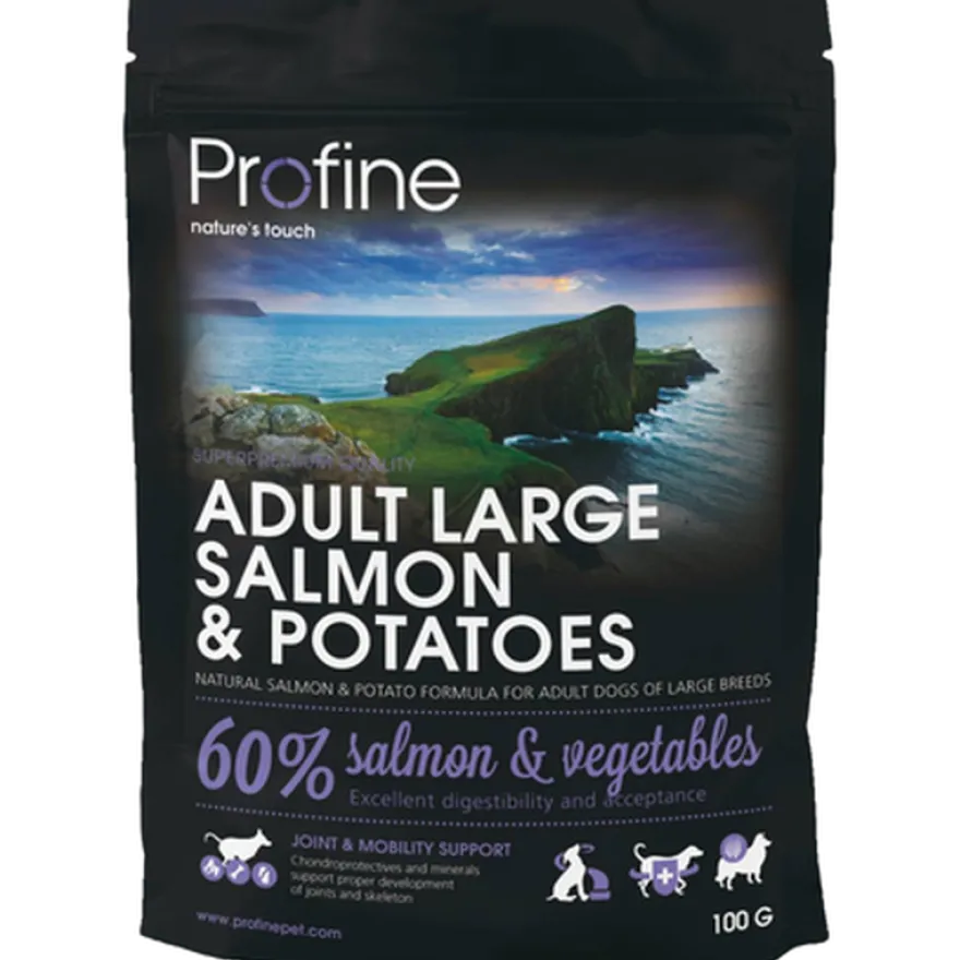 Tørrfôr til hund Adult Large Laks og poteter 3 kg