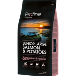 Tørrfôr til hund Junior Large Laks og poteter 3 kg
