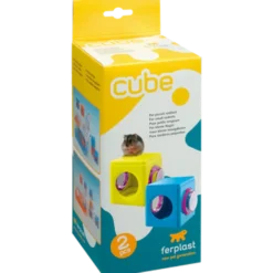 Tubline Cube Hamster Rød 12,5 x 9,5 x 10,5 cm