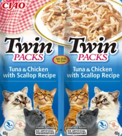 Twin Packs Tuna/Chicken In Scallop Broth 2X40G