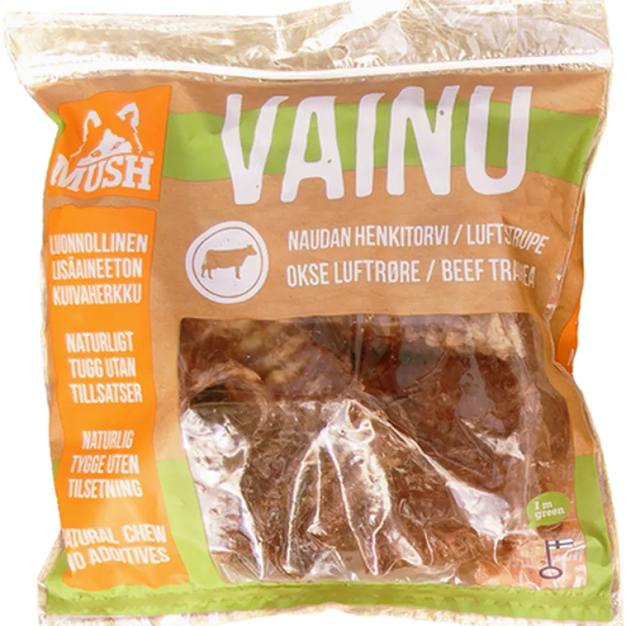Tyggbein Vainu Okseluftrør Orange 220 g x 6