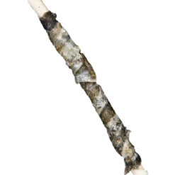 Tyggeruller med grå fisk, 10-pakning, 12 cm