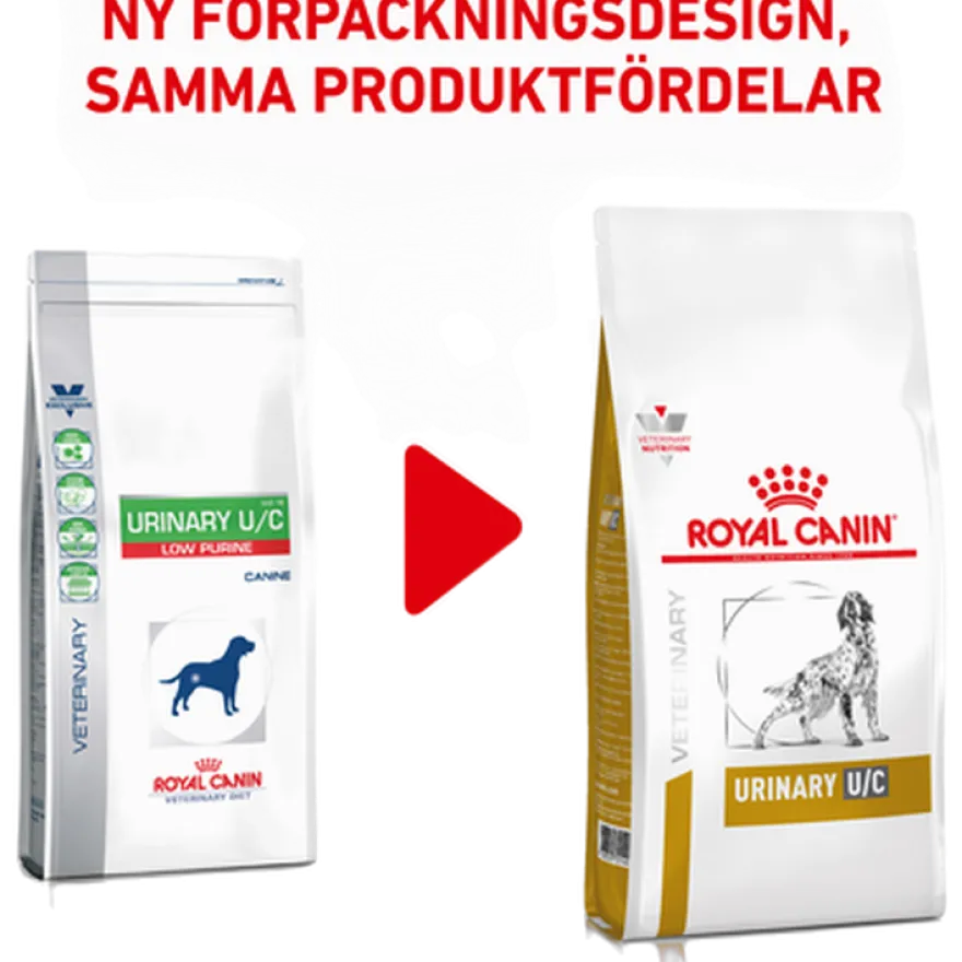 Urinary U/C Low Purine tørrfôr for hunder 7,5 kg