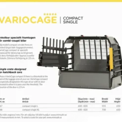 VarioCage Compact Single svart