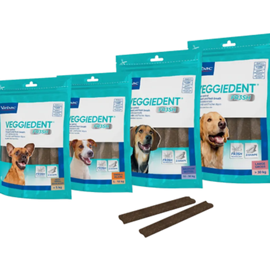 VeggieDent X-Small 120g (0-5 kg) x 15 stk.
