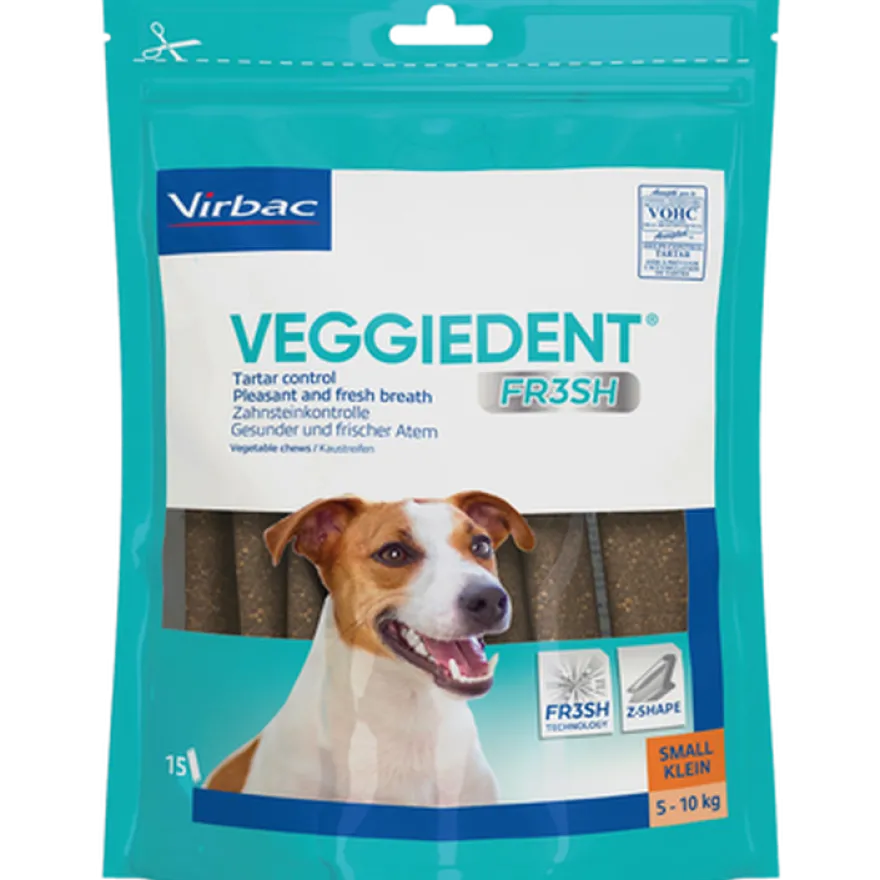 VeggieDent X-Small 120g (0-5 kg) x 15 stk.