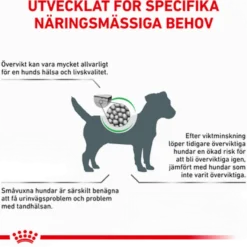Weight Management Satiety Small Dog Tørrfôr for hunder 3 kg