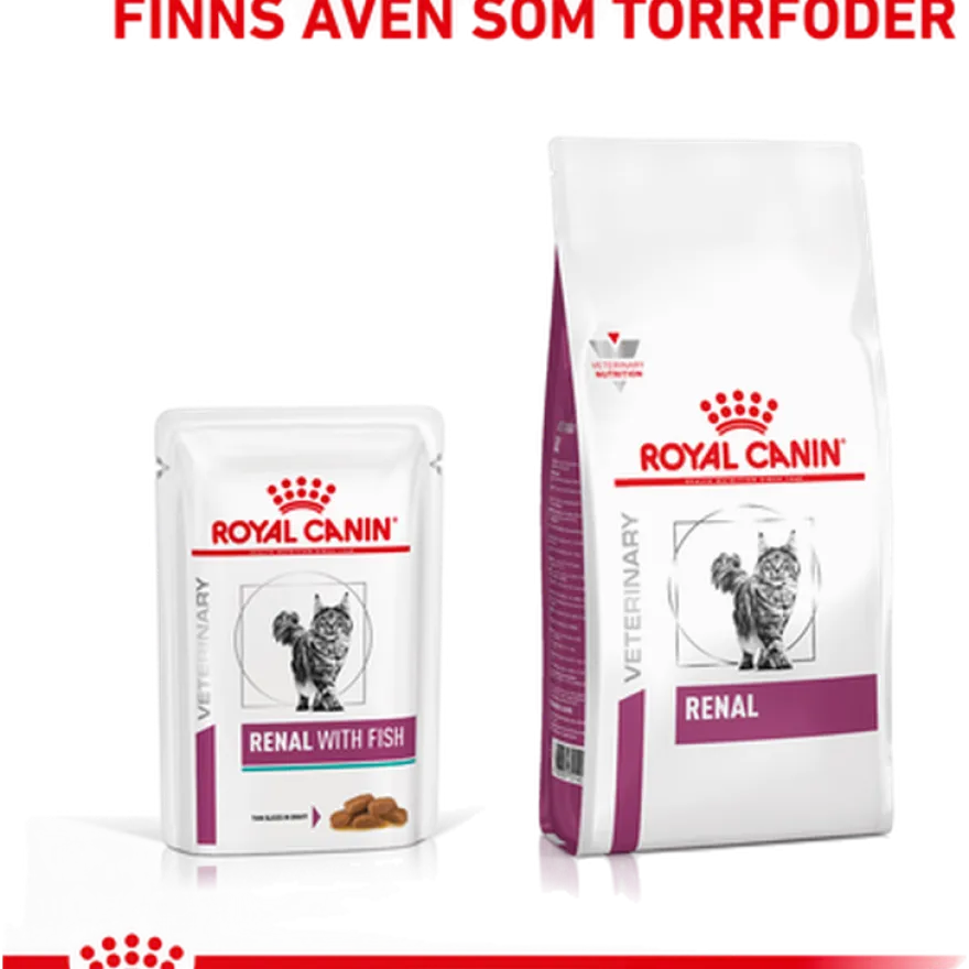 Wet Cat Renal Fish 85 g x 12 stk - porsjonsposer