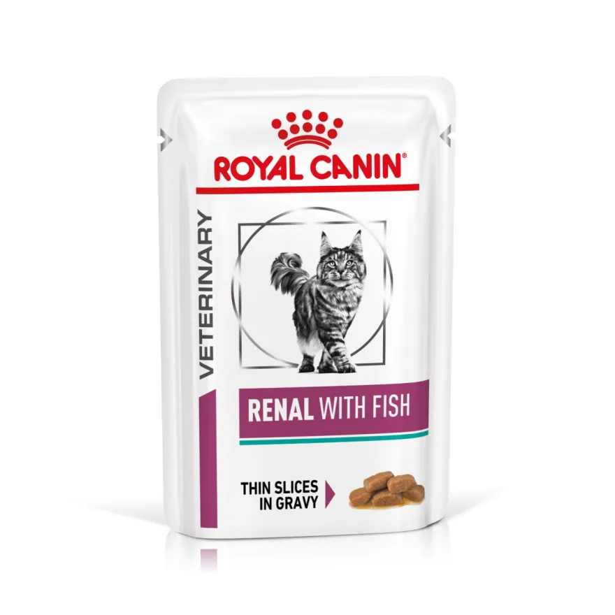 Wet Cat Renal Fish 85 g x 12 stk - porsjonsposer