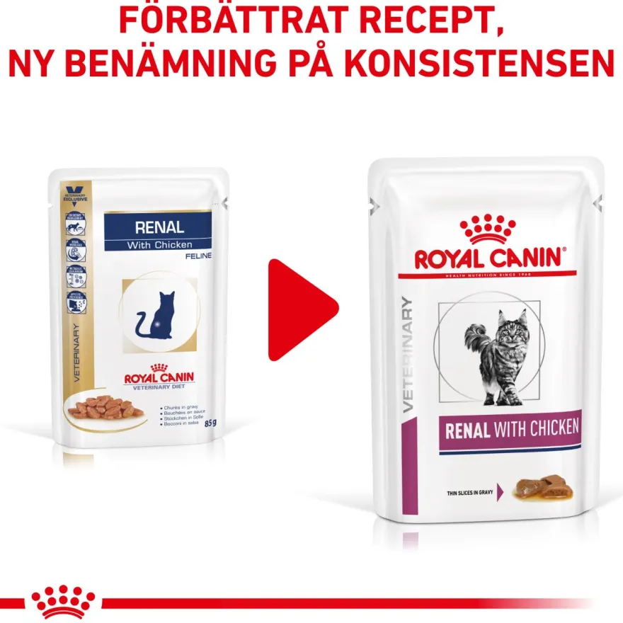 Wet Cat Renal Kylling 85 g x 12 stk - porsjonsposer