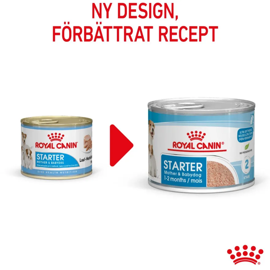 Wet Starter Mousse Våtfôr for hunder 195 g