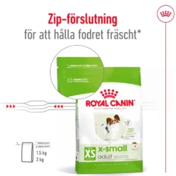 X-Small Adult tørrfôr for hunder 3 kg