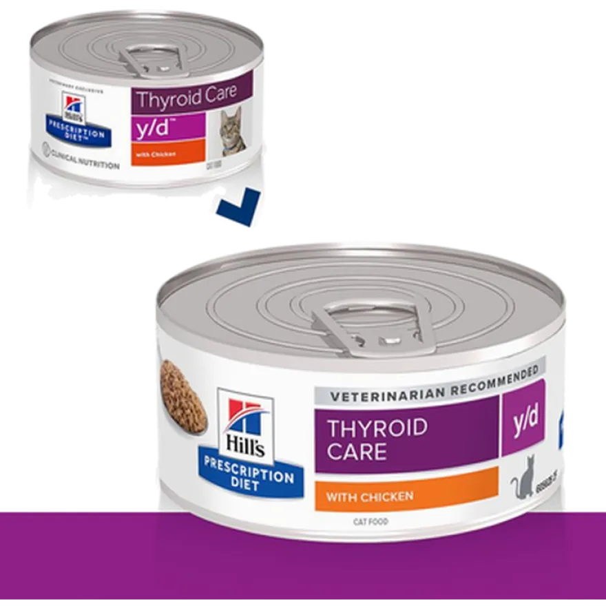 y/d Thyroid Care Chicken Can 156g